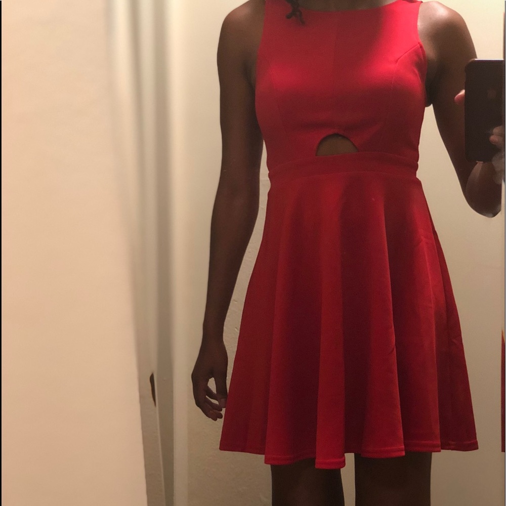 Flirty Red Dress